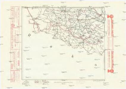 Komunikační mapa země Moravskoslezské