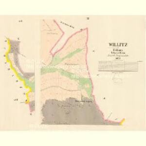 Willitz - c8585-1-003 - Kaiserpflichtexemplar der Landkarten des stabilen Katasters