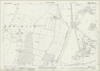 Berkshire X.10 (includes: Abingdon; Culham; Drayton; Sutton Courtenay) - 25 Inch Map