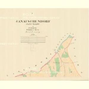 Janouschendorf (Janussow) - m1031-1-001 - Kaiserpflichtexemplar der Landkarten des stabilen Katasters