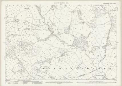 Herefordshire XXXVII.7 (includes: Craswall; Michaelchurch Escley) - 25 Inch Map