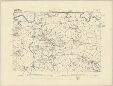 Montgomeryshire X.SE - OS Six-Inch Map