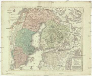 Nova mappa geographica Sueciae ac Gothiae regna ut et Finlandiae ducatum ac Lapponiam, cum provinciis minoribus, ob oculos ponens