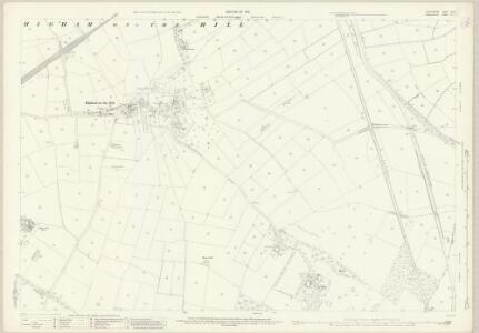Leicestershire XLII.2 (includes: Higham on the Hill; Hinckley; Nuneaton) - 25 Inch Map