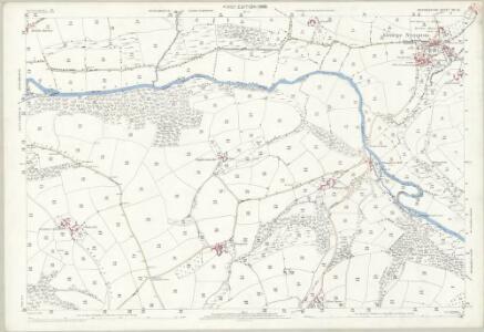 Devon XXI.16 (includes: George Nympton; Kings Nympton; South Molton) - 25 Inch Map