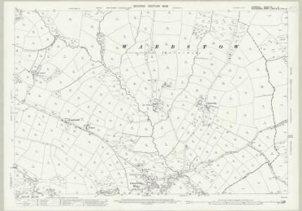 Cornwall XI.4 (includes: Jacobstow; North Petherwin; Tremaine; Warbstow; Week St Mary) - 25 Inch Map