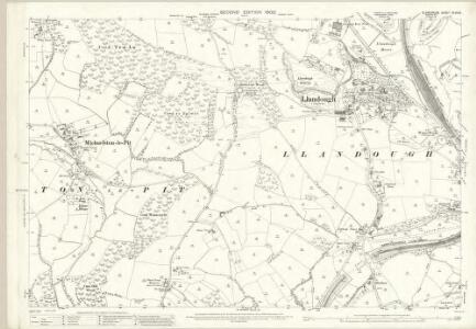 Glamorgan XLVII.6 (includes: Cardiff; Lecwith; Michaelston Le Pit; Penarth; St and rews Major) - 25 Inch Map