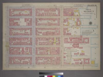 Plate 12, Part of Section 3: [Bounded by E. 32nd Street, First Avenue, E. 26th Street and Second Avenue.]