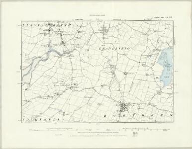 Anglesey XII.SW - OS Six-Inch Map
