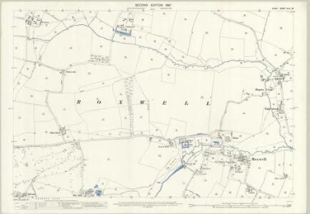 Essex (1st Ed/Rev 1862-96) XLIII.13 (includes: Roxwell) - 25 Inch Map