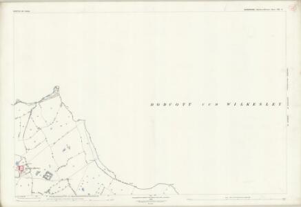 Shropshire VIII.4 (includes: Dodcott Cum Wilkesley; Moreton Say) - 25 Inch Map