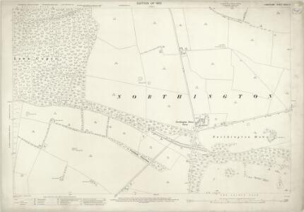 Hampshire and Isle of Wight XXXIII.12 (includes: Micheldever; Northington) - 25 Inch Map