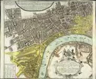 Vrbium Londini et West-Monasterii nec non suburbii Southwark accurata ichnographia, 1