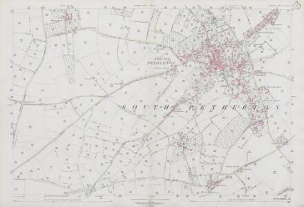 Somerset LXXXI.16 (includes: Lopen; Seavington St Michael; South Petherton) - 25 Inch Map