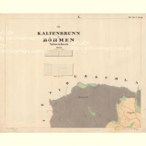 Kaltenbrunn - c3044-1-001 - Kaiserpflichtexemplar der Landkarten des stabilen Katasters