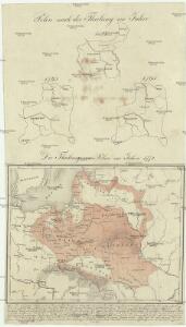 Polen nach der Theilung im Jahre 1815, 1793, 1795 ; Die Theilung von Polen im Jahre 1772