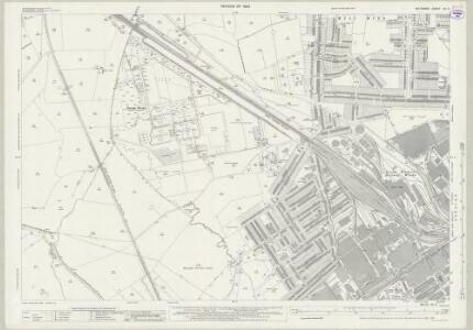 Wiltshire XV.3 (includes: Lydiard Millicent; Lydiard Tregoze; Swindon) - 25 Inch Map