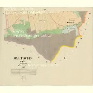 Malleschin - c4413-1-002 - Kaiserpflichtexemplar der Landkarten des stabilen Katasters