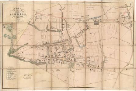 Plan of the Town of Airdrie from actual survey.