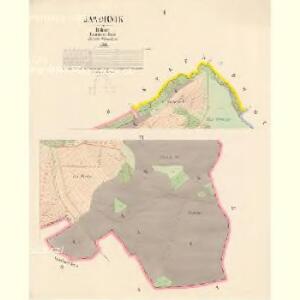 Jawornik - c2798-1-001 - Kaiserpflichtexemplar der Landkarten des stabilen Katasters