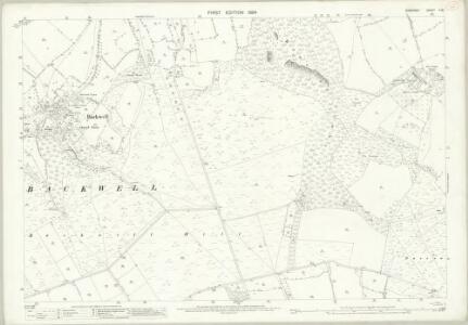 Somerset V.15 (includes: Backwell; Barrow Gurney; Flax Bourton) - 25 Inch Map