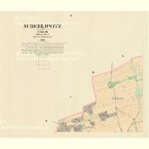 Scherlowitz - c0919-1-001 - Kaiserpflichtexemplar der Landkarten des stabilen Katasters