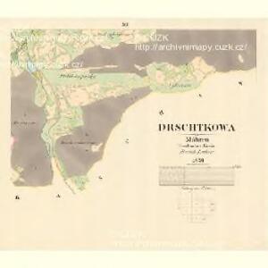 Drschtkowa - m0587-1-011 - Kaiserpflichtexemplar der Landkarten des stabilen Katasters