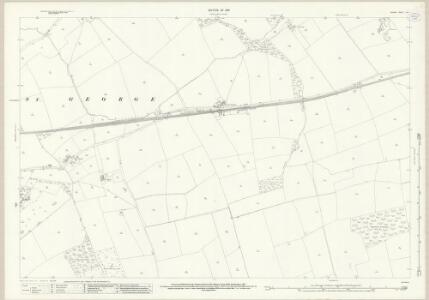 Durham LVI.9 (includes: Long Newton; Middleton St George; Newsham) - 25 Inch Map