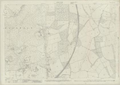 Surrey XXXIII.12 (includes: Capel; Holmwood; Leigh) - 25 Inch Map