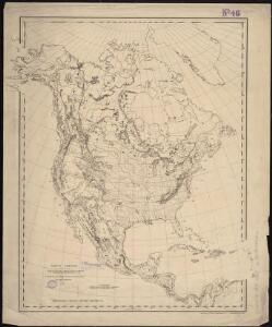 North America : a working map for illustrating, by coloration, the geographical distribution of life