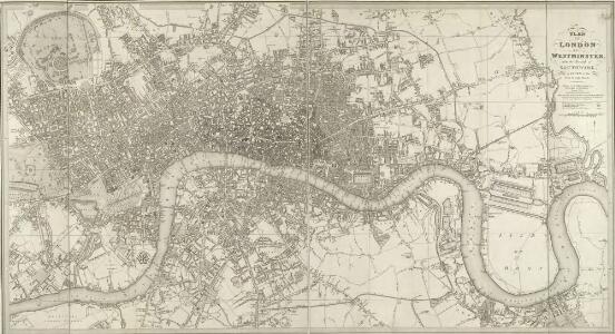 LONDON AND WESTMINSTER with the Borough of SOUTHWARK Being an INDEX to the Large Plan in forty sheets 219