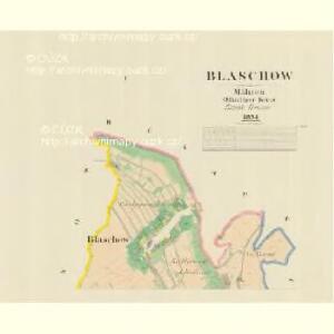 Blaschow - m0113-1-001 - Kaiserpflichtexemplar der Landkarten des stabilen Katasters