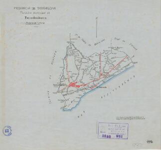 Mapa planimètric de Torredembarra