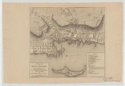 A plan of the town of Newport in Rhode Island