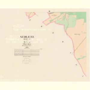 Sedletz (Sedlice) - c6774-1-003 - Kaiserpflichtexemplar der Landkarten des stabilen Katasters