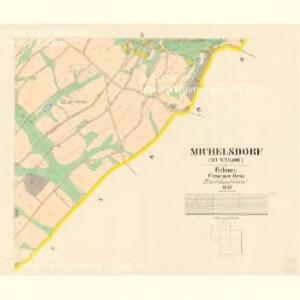 Michelsdorf (Wustrow) - c5561-1-009 - Kaiserpflichtexemplar der Landkarten des stabilen Katasters