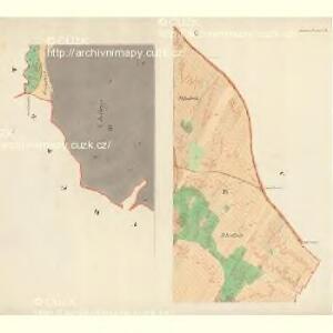 Mährisch Kinitz (Morawsky Kinice) - m1872-1-002 - Kaiserpflichtexemplar der Landkarten des stabilen Katasters