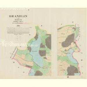 Brandlin - m0197-1-001 - Kaiserpflichtexemplar der Landkarten des stabilen Katasters