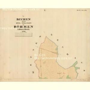 Buchen - c0649-1-001 - Kaiserpflichtexemplar der Landkarten des stabilen Katasters