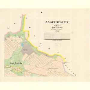 Zaschowitz - m3564-1-002 - Kaiserpflichtexemplar der Landkarten des stabilen Katasters