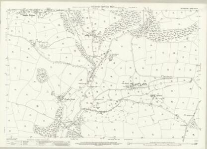 Devon XIV.12 (includes: Charles; East Buckland; Filleigh; North Molton; South Molton) - 25 Inch Map