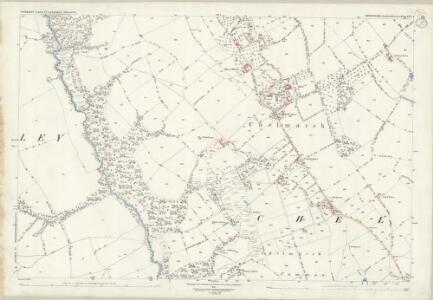 Shropshire LXVI.8 (includes: Chelmarsh; Deuxhill; Glazeley) - 25 Inch Map