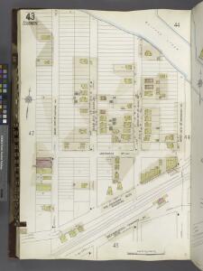 Queens V. 8, Plate No. 43 [Map bounded by Nortons Creek, Beach 35th St., Rockawaybeach Blvd.]