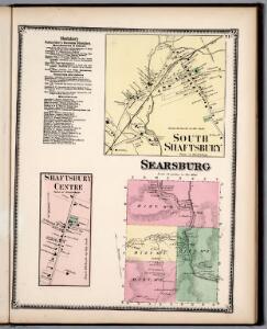 Searsburg, Bennington County, Vermont.  South Shaftsbury.  Shaftsbury Centre.