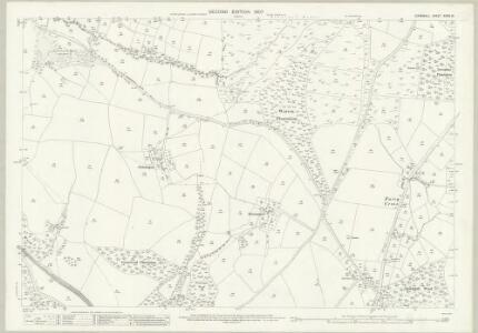 Cornwall XXXIV.16 (includes: Lostwithiel; St Winnow) - 25 Inch Map
