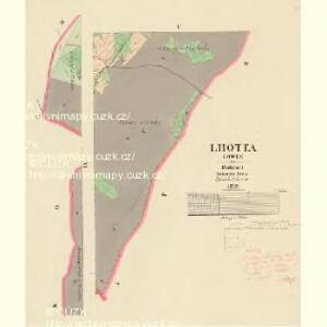 Lhotta (Lhota) - c3941-1-004 - Kaiserpflichtexemplar der Landkarten des stabilen Katasters