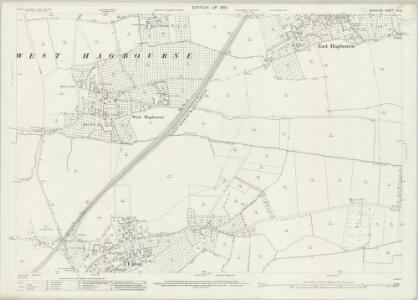 Berkshire XV.15 (includes: Blewbury; East Hagbourne; Upton; West Hagbourne) - 25 Inch Map
