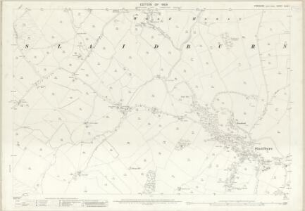 Yorkshire CLXV.1 (includes: Newton; Slaidburn) - 25 Inch Map