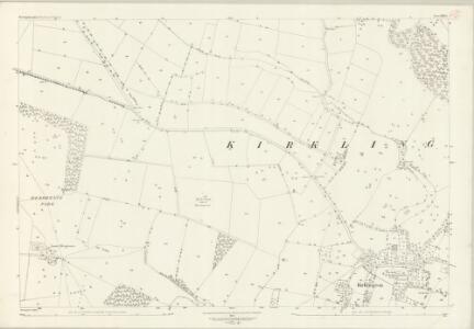 Nottinghamshire XXIX.6 (includes: Edingley; Farnsfield; Kirklington) - 25 Inch Map
