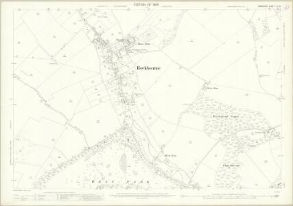 Hampshire and Isle of Wight LIV.10 (includes: Damerham; Rockbourne; Whitsbury) - 25 Inch Map